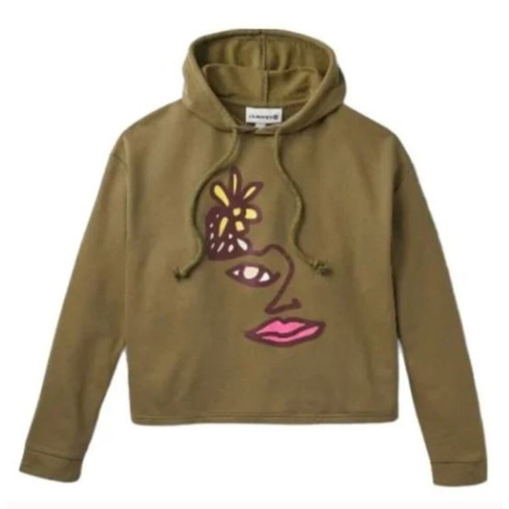 New Pride by Target Hooded Green Face Sweatshirt XXL